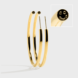 SMILEY FACE 2" Earrings