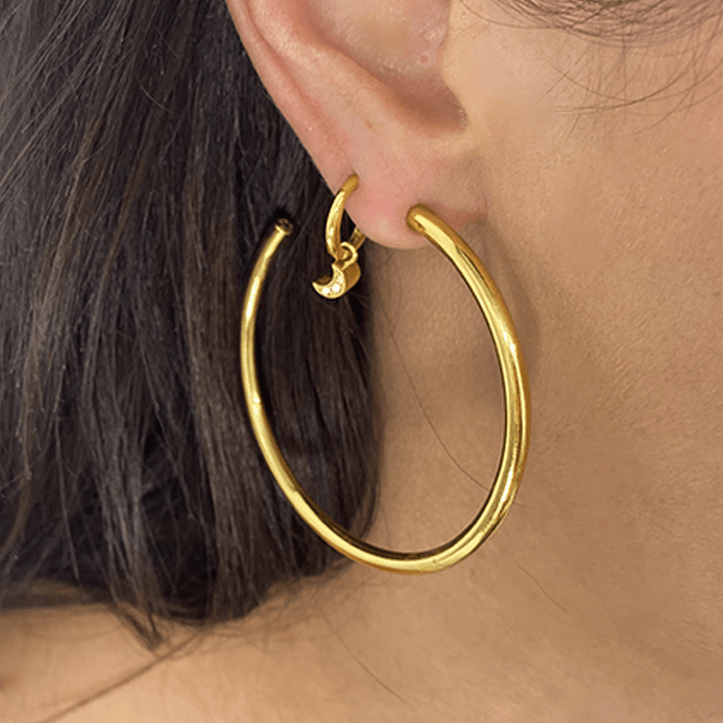 SMILEY FACE 2" Earrings