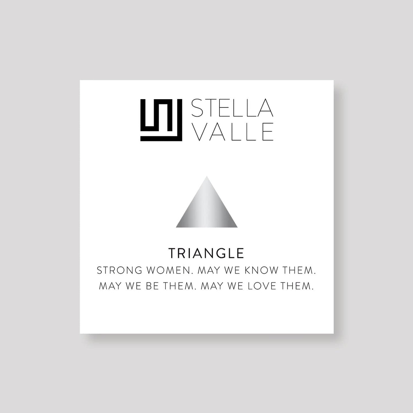 TRIANGLE 2" Earrings